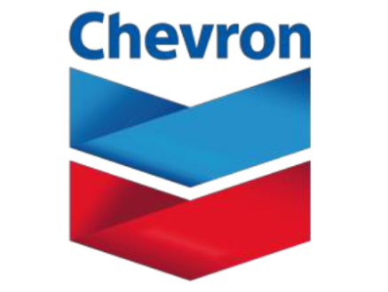 A logo of Chevron