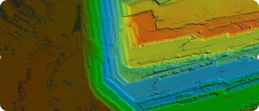 A colorful 3D map